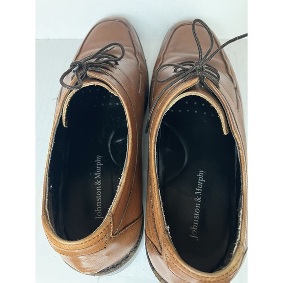 Johnston and Murphy Men's dress lace up shoes Size 9.5 brown - Picture 8 of 12